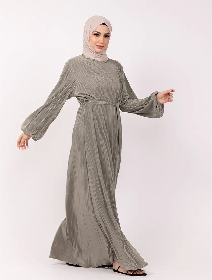 Sage Plisse Abaya